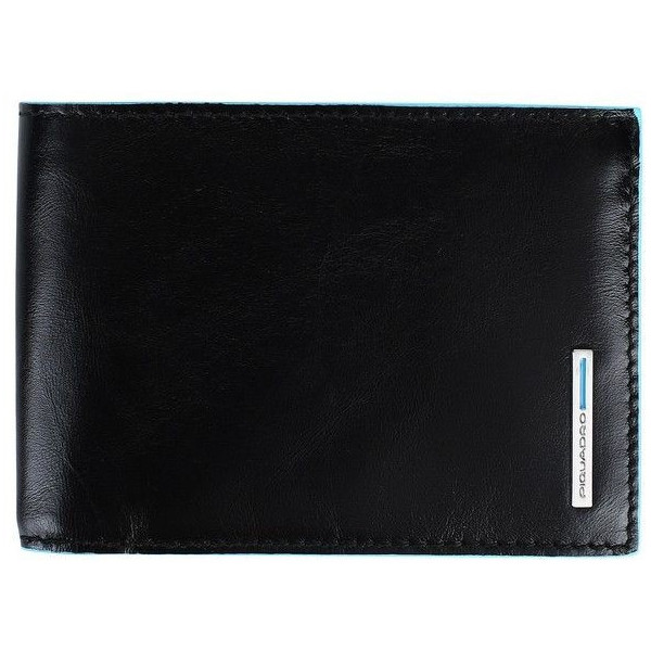 Piquadro BL SQUARE/Black  Портмоне гориз. с отдел. для док. с RFID защитой (12,5x9x3)