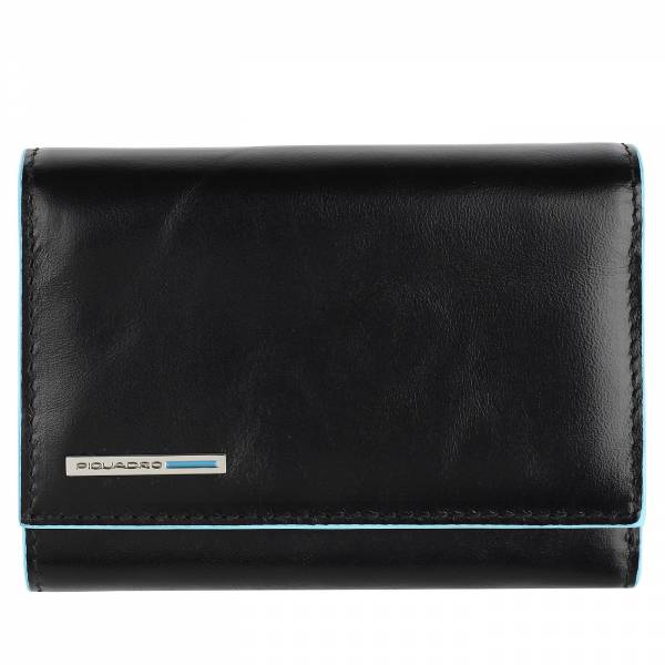 Piquadro BL SQUARE/Black  Портмоне верт. с отдел. для 12 кред.карт с RFID защитой (12,5x9x2,5)