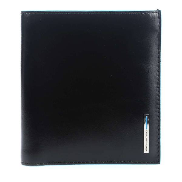 Piquadro BL SQUARE/Black  Портмоне верт. с отдел. для 9 кред.карт с RFID защитой (11x12,5x2,5)