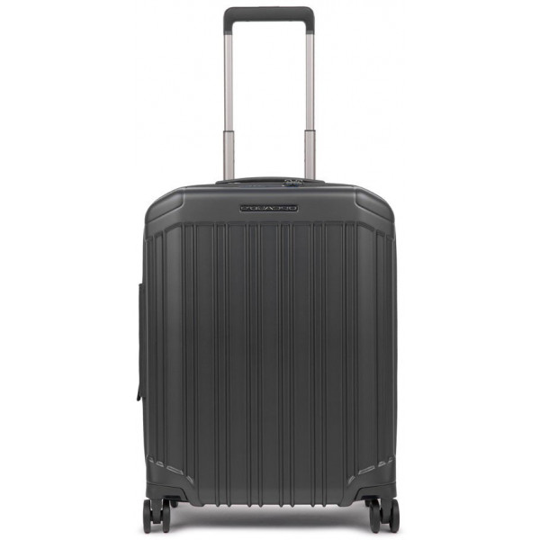 Piquadro PQ LIGHT/Matt Black Чемодан на 4 колесах S exp. (42л) (40x55x23)