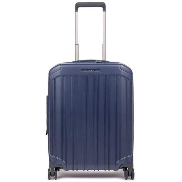 Piquadro PQ LIGHT/Matt Blue Чемодан на 4 колесах S exp. (42л) (40x55x23)