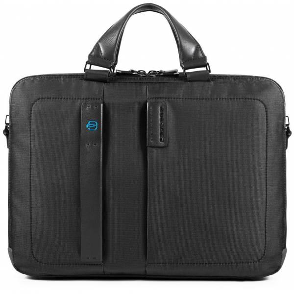 Piquadro PULSE/ChevronBlack Портфель двуручн. с отдел. для ноутбука 15,6"/iPad (41x29x10)